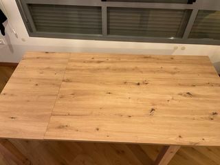 Mesa comedor extensible madera