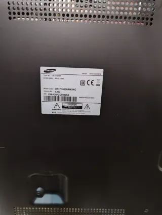 Televisor Samsung Negro/Plateado de 37 pulgadas