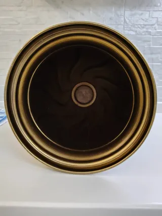 Portaombrelli vintage ottone dorato