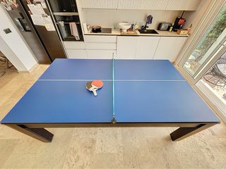 Mesa Billar/Ping Pong Convertible Negra + acces.