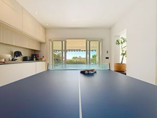 Mesa Billar/Ping Pong Convertible Negra + acces.