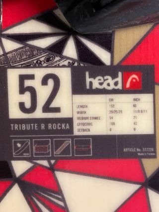 Tabla Snowboard Head (152cm)