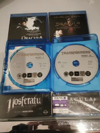 5 Blu-ray precintados (Inglés/Francés)