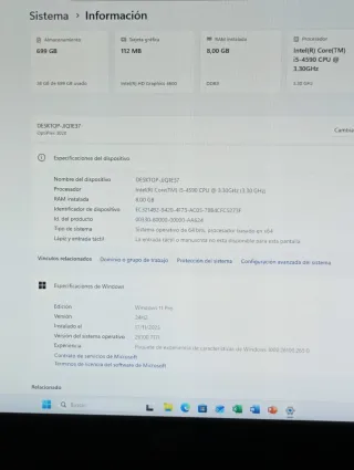 PC Sobremesa Dell Optiplex 3060