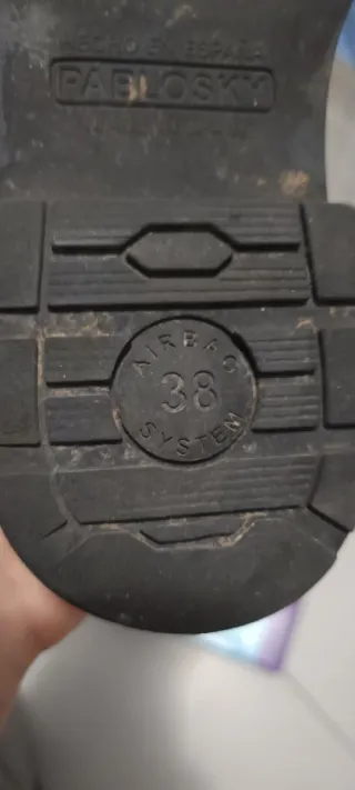 Zapatos charol Pablosky niña negro talla 38