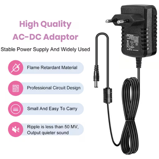 Adaptador Corriente Guitarra DC 9V 1A