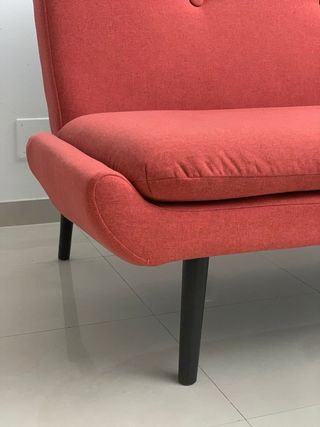 Sofá Cama Edwin Naranja retro