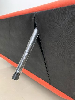 Sofá Cama Edwin Naranja retro