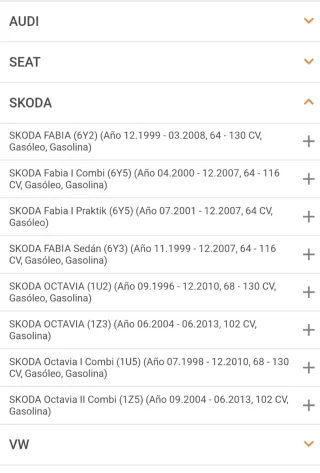 Cárter de aluminio Volkswagen