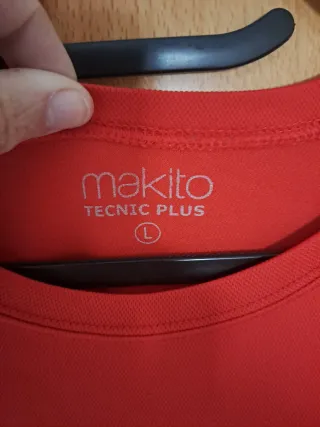 Camiseta Makito Tecnic Plus Roja