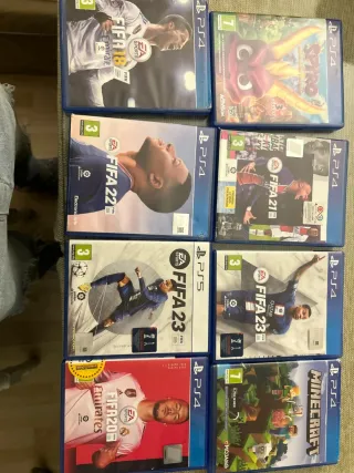 Lote Juegos PS4 y PS5: FIFA 18, 20, 21, 22, 23