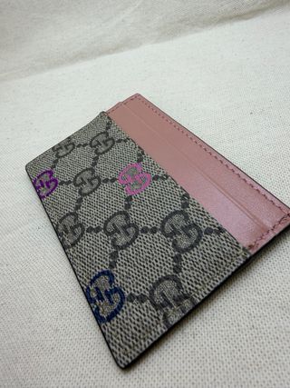 Portacarte Gucci Beige Multicolor