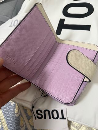 Monedero Tous Gris y Lila