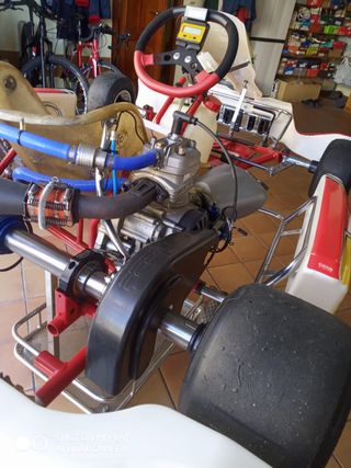 Kart Iame X30 con remolque doble.