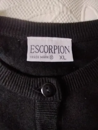 Jersey Escorpion Negro Talla XL