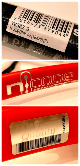 Raqueta tenis Wilson nCode Six One 95 Federer