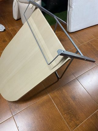 Mesa plegable madera y metal