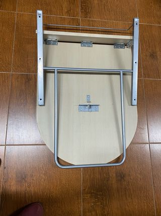 Mesa plegable madera y metal