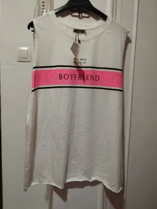 Camiseta sin mangas Bershka