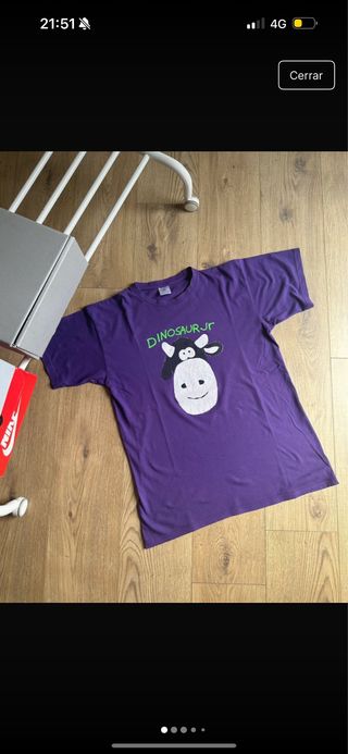 Camiseta Dinosaur Jr 2008 Morada