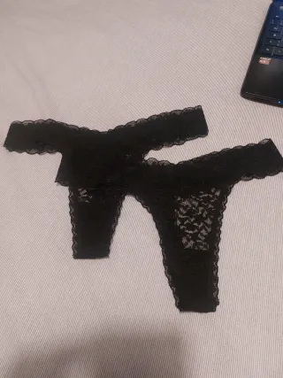 Tangas H&M Negro