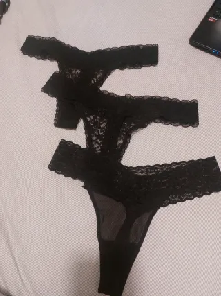 Tangas H&M Negro