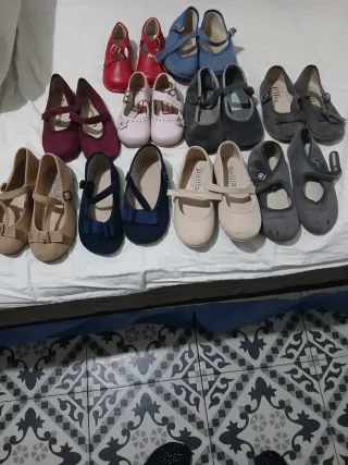 Lote Zapatos Niña Variados numero 22,23,24 25