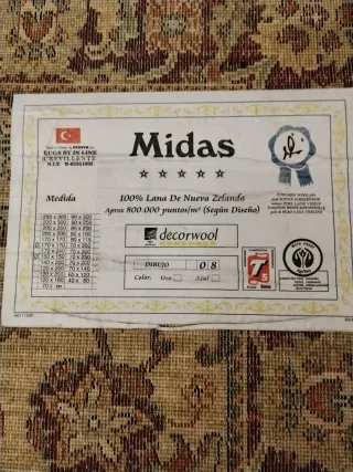 Juego 3 alfombras lana NZ