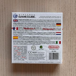 Memory Card Game Cube Nueva Sellada Tira Roja