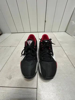 Zapatillas Baloncesto Nike Negras y Rojas