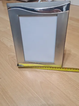 Marco de fotos plateado 18.5 x 23.5 cm