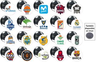 20 Chapas Liga Endesa ACB Baloncesto 2020-21