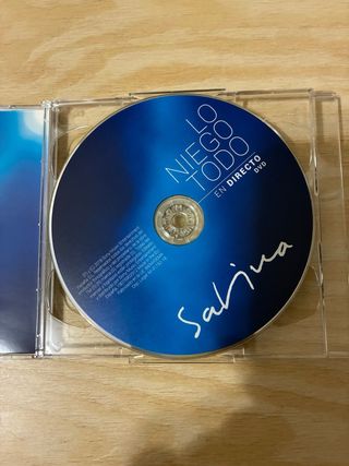 CD + DVD Lo niego todo Sabina