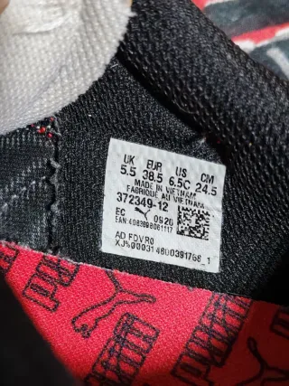 Tenis Puma Talla 38.5