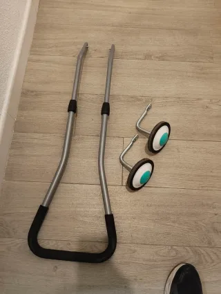 Bici niña rosa con cesta y asiento trasero