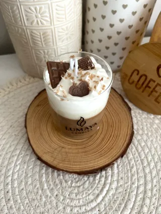 Vela artesanal aromática natural