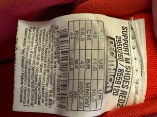 Zapatillas Decathlon Rojas