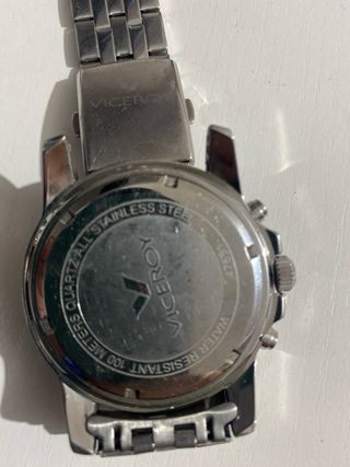 Reloj Viceroy Cronógrafo Negro y Plateado