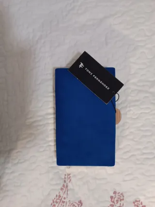 Cartera de fiesta Toni Fernández azul
