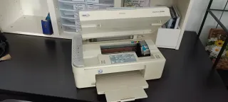 Impresora Epson Beige y Gris