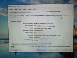 Ordenador sobremesa i5 NVIDIA GTX 1070