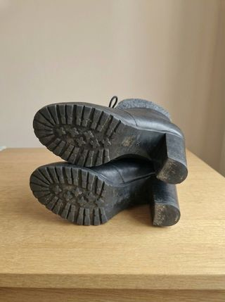 Botines Calvin Klein Piel Negros Talla 40