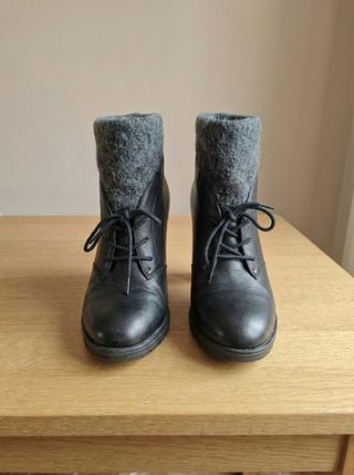 Botines Calvin Klein Piel Negros Talla 40