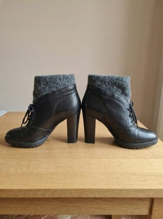 Botines Calvin Klein Piel Negros Talla 40