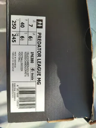 Scarpe da calcio Adidas nere