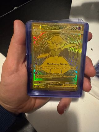 Mega Gardevoir EX Carta Oro Inglesa