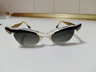 Gafas de sol vintage mujer 1950 restauradas