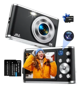 Cámara Digital 4K Ultra HD 48MP Autofocus. NUEVA.