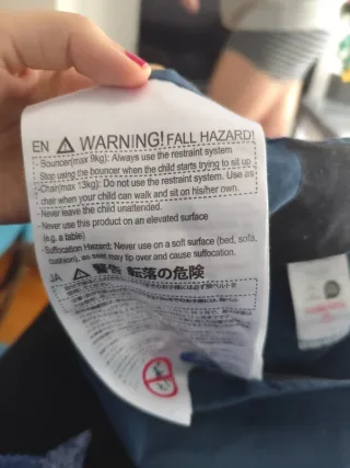 Hamaca Baby Björn Azul + Funda+ caja