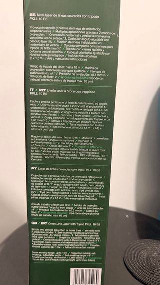 Nivel Láser Parkside PKLL 10.85 con Trípode